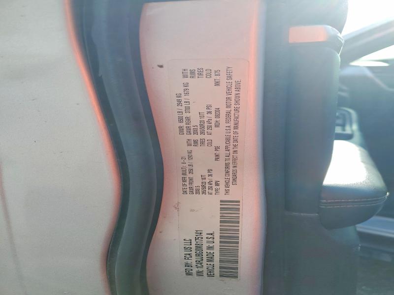 Продажа на аукционе авто 2021 Jeep Grand Cherokee, vin: 1C4RJJBG8M8175141, номер лота: 58429156