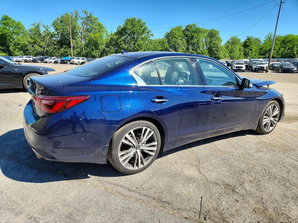 55902556 :رقم المزاد ، JN1EV7CRXNM342651 vin ، 2022 Infiniti Q50 مزاد بيع