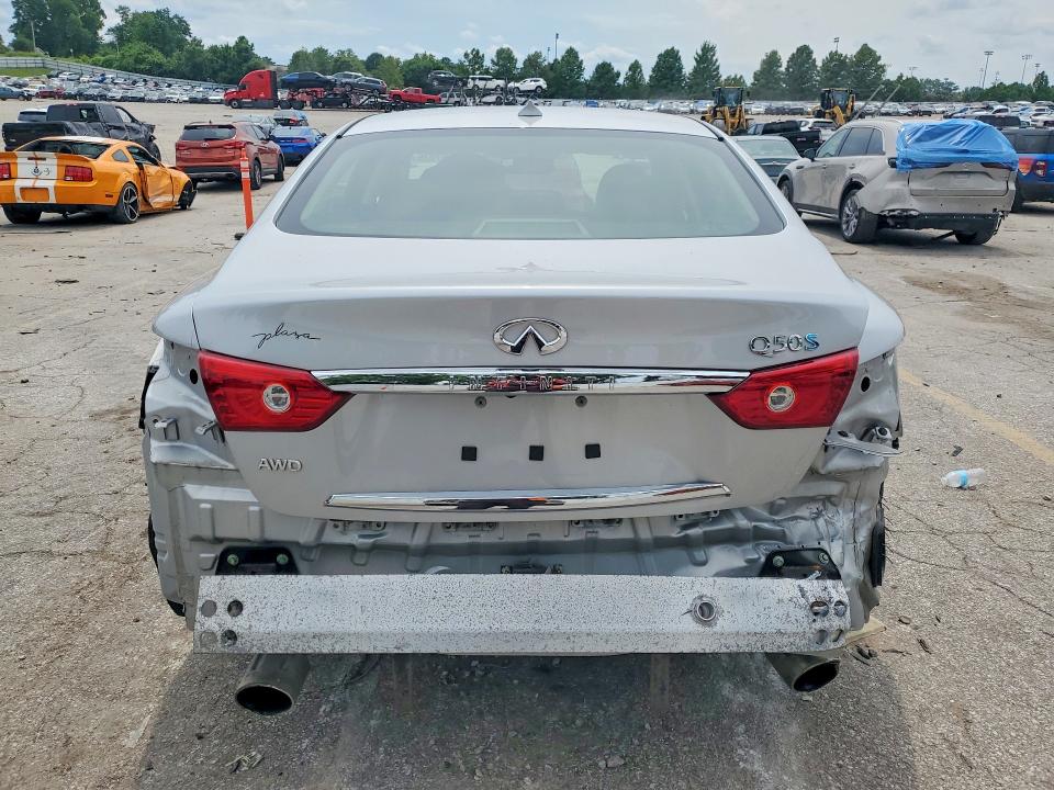 Продажа на аукционе авто 2014 Infiniti Q50 Hybrid, vin: JN1AV7AR6EM703553, номер лота: 57607836