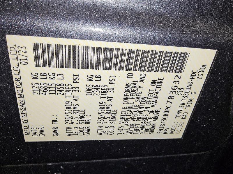 Продажа на аукционе авто 2023 Nissan Rogue, vin: 5N1BT3CB0PC783632, номер лота: 56150616