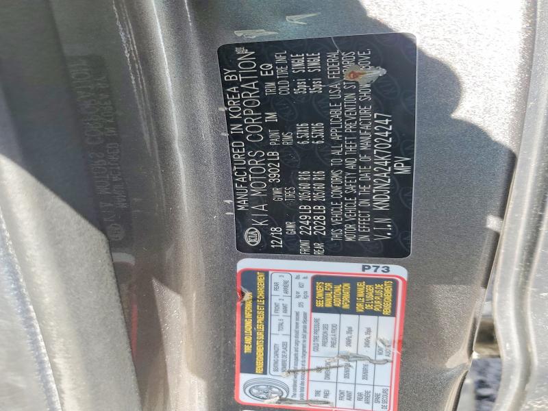 Auction sale of the 2019 Kia Soul, vin: KNDJN2A24K7024247, lot number: 58495056