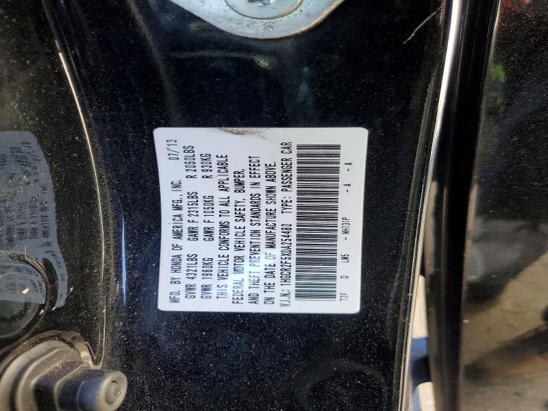 Aukcja sprzedaży 2013 Honda Accord, vin: 1HGCR2F5XDA254480, numer aukcji: 57077866