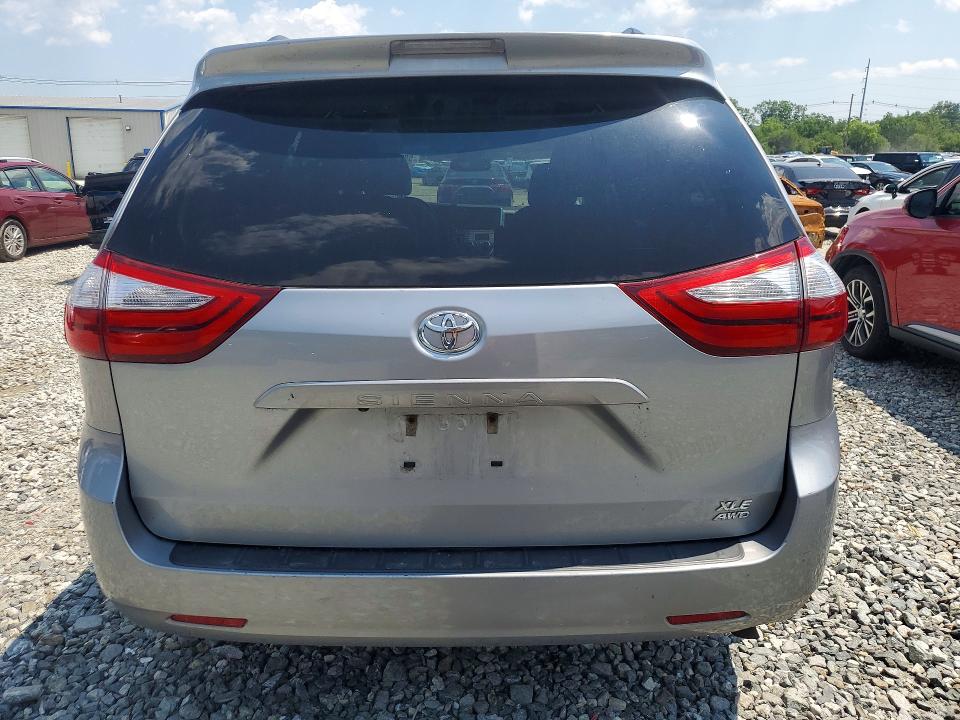 58986756 :رقم المزاد ، 5TDDZ3DCXHS181159 vin ، 2017 Toyota Sienna مزاد بيع