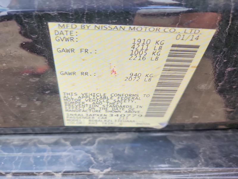Aukcja sprzedaży 2014 Nissan Altima, vin: 1N4AL3APXEN340779, numer aukcji: 57080866
