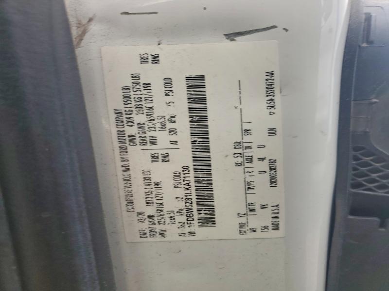 Продажа на аукционе авто 2020 Ford Transit, vin: 1FDBW5Z81LKA71130, номер лота: 55888216