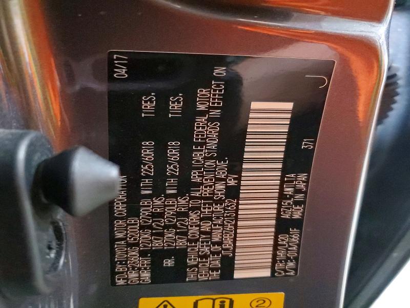Aukcja sprzedaży 2017 Lexus Nx 200t, vin: JTJBARBZ6H2131632, numer aukcji: 56157676