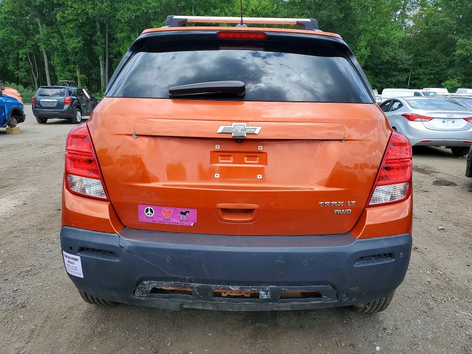 2016 Chevrolet Trax მანქანა იყიდება აუქციონზე, vin: KL7CJPSB5GB724490, აუქციონის ნომერი: 58481776
