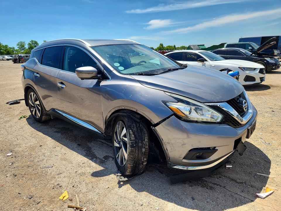58379816 :رقم المزاد ، 5N1AZ2MH0GN150642 vin ، 2016 Nissan Murano مزاد بيع