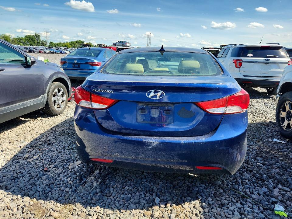 58015916 :رقم المزاد ، KMHDH4AE5DU491252 vin ، 2013 Hyundai Elantra مزاد بيع