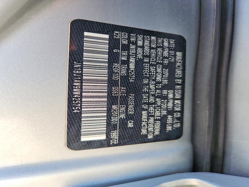 Aukcja sprzedaży 2021 Nissan Rogue Sport, vin: JN1BJ1AW9MW425754, numer aukcji: 59306906