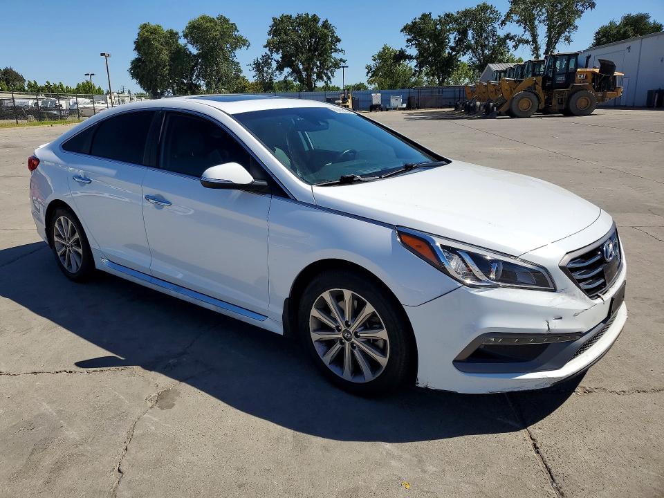 2017 Hyundai Sonata მანქანა იყიდება აუქციონზე, vin: 5NPE34AF1HH543170, აუქციონის ნომერი: 57262136