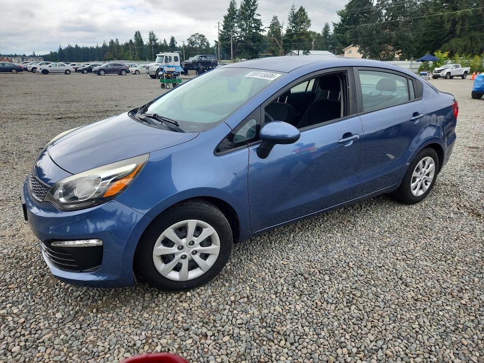 59115606 :رقم المزاد ، KNADM4A35G6691553 vin ، 2016 Kia Rio مزاد بيع