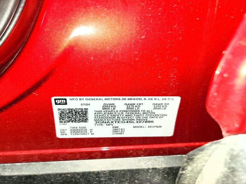 Продаж на аукціоні авто 2025 Chevrolet Equinox, vin: 3GNAXTEG4SL107895, номер лоту: 58731606