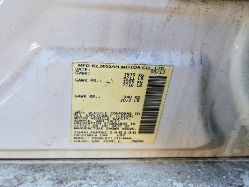 Aukcja sprzedaży 2014 Nissan Altima, vin: 1N4AL3AP0EC148136, numer aukcji: 56313966
