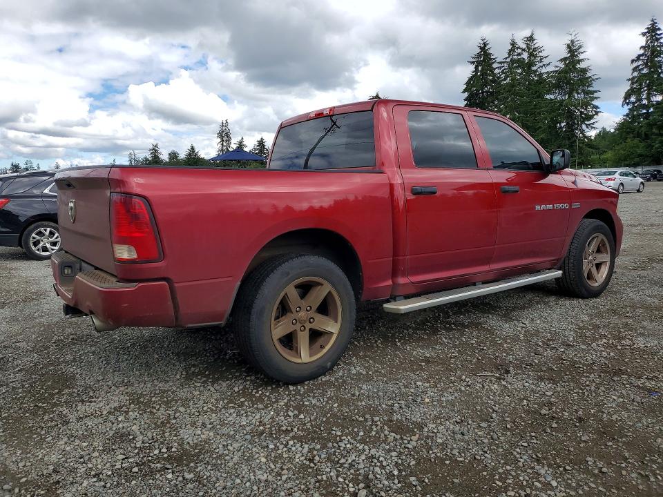 Продаж на аукціоні авто 2012 Dodge Ram 1500, vin: 1C6RD6KT9CS223837, номер лоту: 56700936