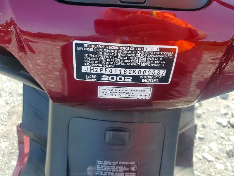 Продажа на аукционе авто 2002 Honda Fsc600, vin: JH2PF01162K000037, номер лота: 58062736