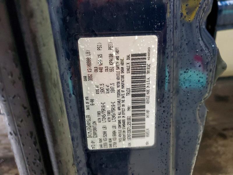 55676126 :رقم المزاد ، 1B7KF23671J291661 vin ، 2001 Dodge Ram 2500 مزاد بيع