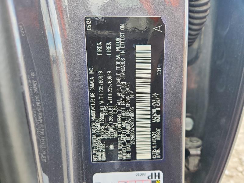 2025 Lexus Nx მანქანა იყიდება აუქციონზე, vin: 2T2GDCAZ4SC018006, აუქციონის ნომერი: 57819976