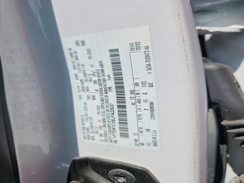 Продажа на аукционе авто 2020 Ford F150, vin: 1FTEW1C58LFA22637, номер лота: 57263466