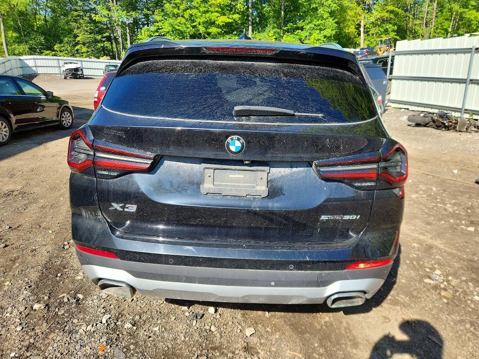 2022 Bmw X3 მანქანა იყიდება აუქციონზე, vin: 5UX43DP05N9J77733, აუქციონის ნომერი: 55697966