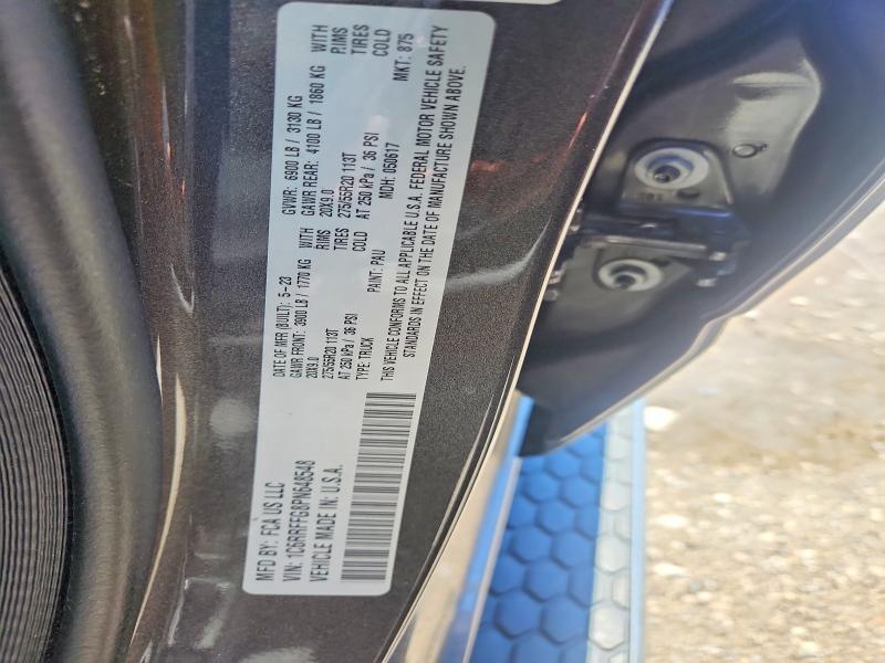 2023 Ram 1500 მანქანა იყიდება აუქციონზე, vin: 1C6RRFFG8PN648548, აუქციონის ნომერი: 57047936