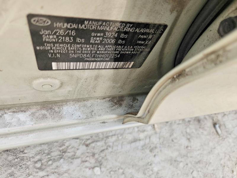 Aukcja sprzedaży 2017 Hyundai Elantra, vin: 5NPD84LF1HH012254, numer aukcji: 56475986