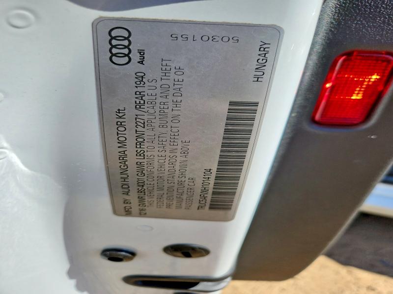Продажа на аукционе авто 2017 Audi Tt, vin: TRUC5AFVXH1014104, номер лота: 54546176