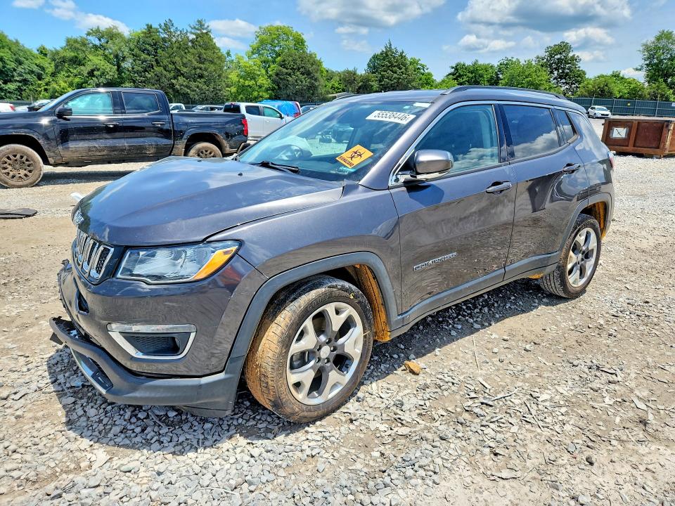 Auction sale of the 2019 Jeep Compass, vin: 3C4NJCCB8KT662707, lot number: 55538446