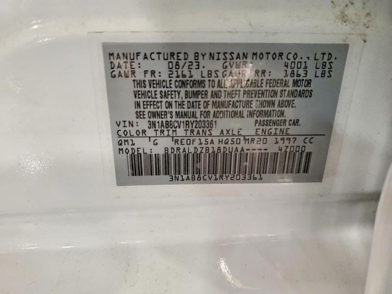 Aukcja sprzedaży 2024 Nissan Sentra, vin: 3N1AB8CV1RY203361, numer aukcji: 55967406