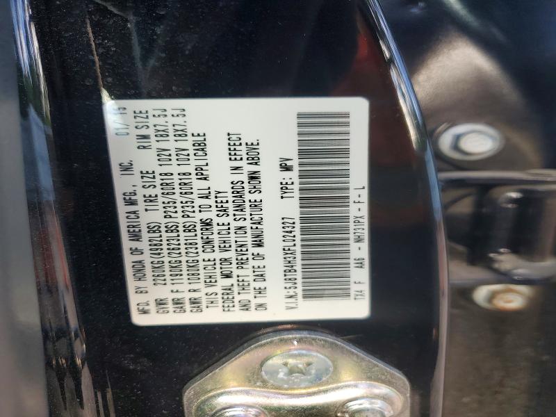 Продаж на аукціоні авто 2015 Acura Rdx, vin: 5J8TB4H3XFL024327, номер лоту: 58196936