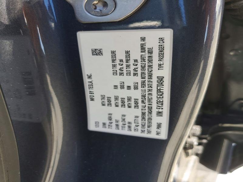Aukcja sprzedaży 2023 Tesla Model 3, vin: 5YJ3E1EA3PF704940, numer aukcji: 58465016