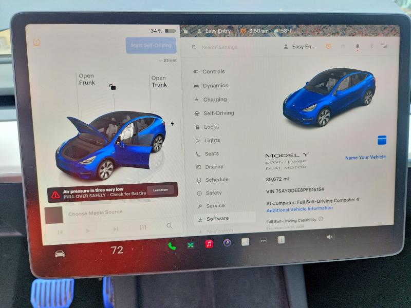56131326 :رقم المزاد ، 7SAYGDEE8PF915154 vin ، 2023 Tesla Model Y مزاد بيع