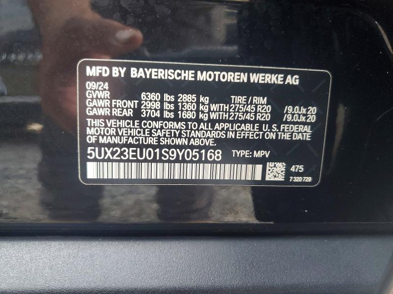 Aukcja sprzedaży 2025 Bmw X5, vin: 5UX23EU01S9Y05168, numer aukcji: 57360466