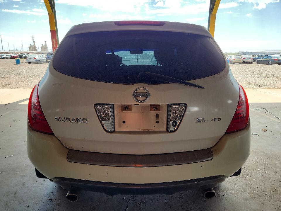 Aukcja sprzedaży 2006 Nissan Murano, vin: JN8AZ08W46W521848, numer aukcji: 58748346