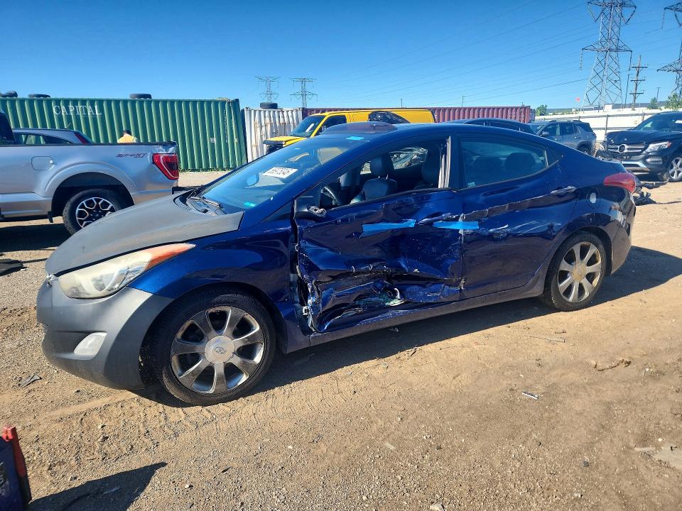 2013 Hyundai Elantra მანქანა იყიდება აუქციონზე, vin: KMHDH4AE4DU521082, აუქციონის ნომერი: 56975346