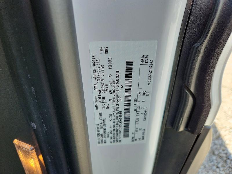 Продаж на аукціоні авто 2020 Ford Transit, vin: 1FTBR1C85LKA03085, номер лоту: 55167946