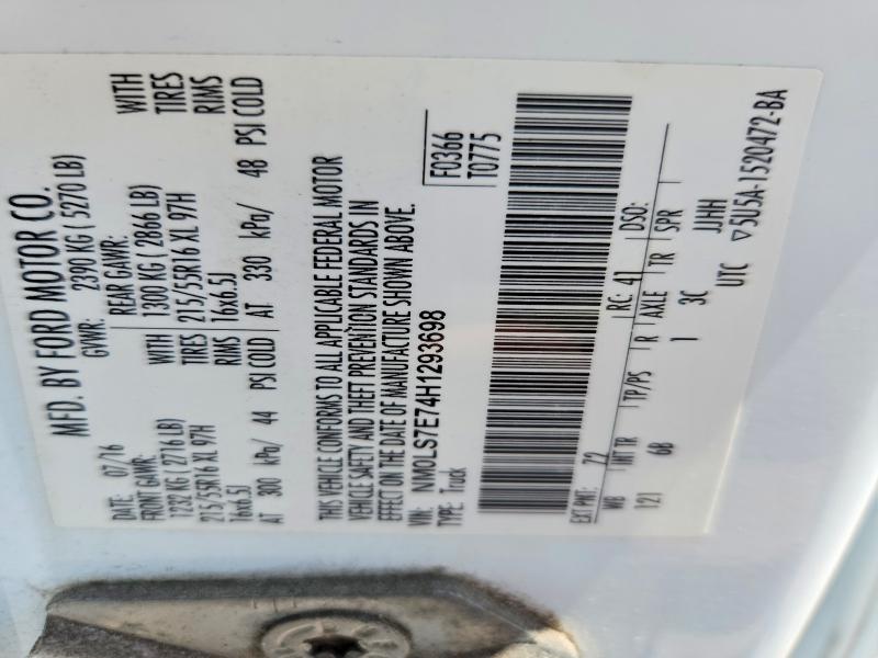 Aukcja sprzedaży 2017 Ford Transit Connect, vin: NM0LS7E74H1293698, numer aukcji: 58584626