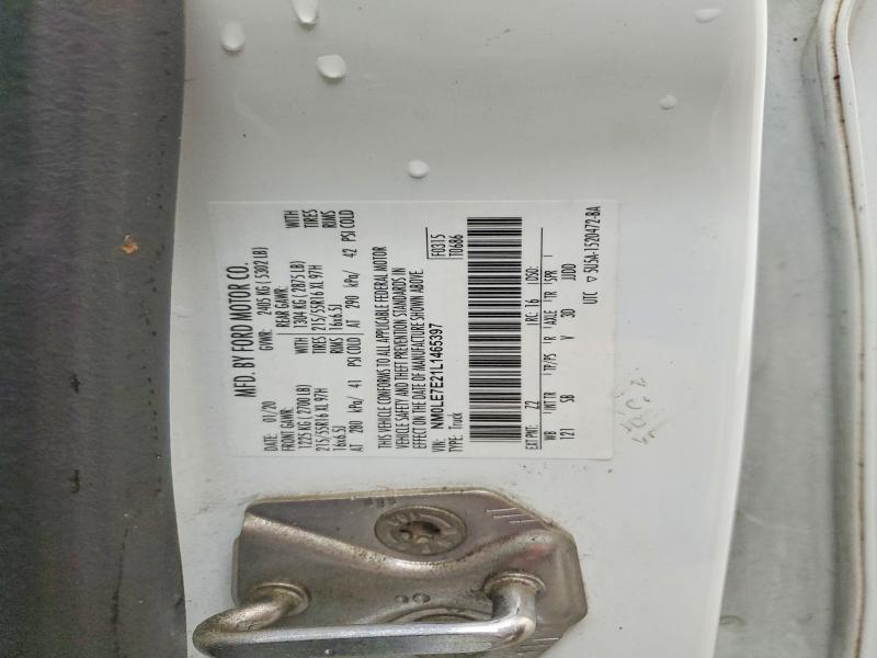 Продажа на аукционе авто 2020 Ford Transit Connect, vin: NM0LE7E21L1465397, номер лота: 56054506