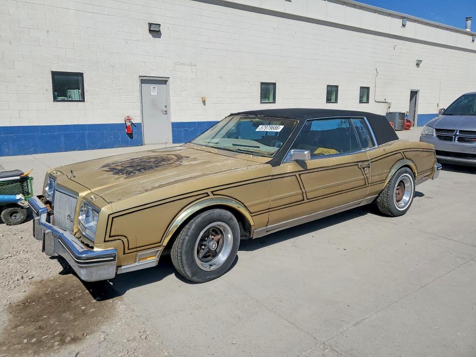 1980 Buick Riviera მანქანა იყიდება აუქციონზე, vin: 4Z57RAE412771, აუქციონის ნომერი: 57979686