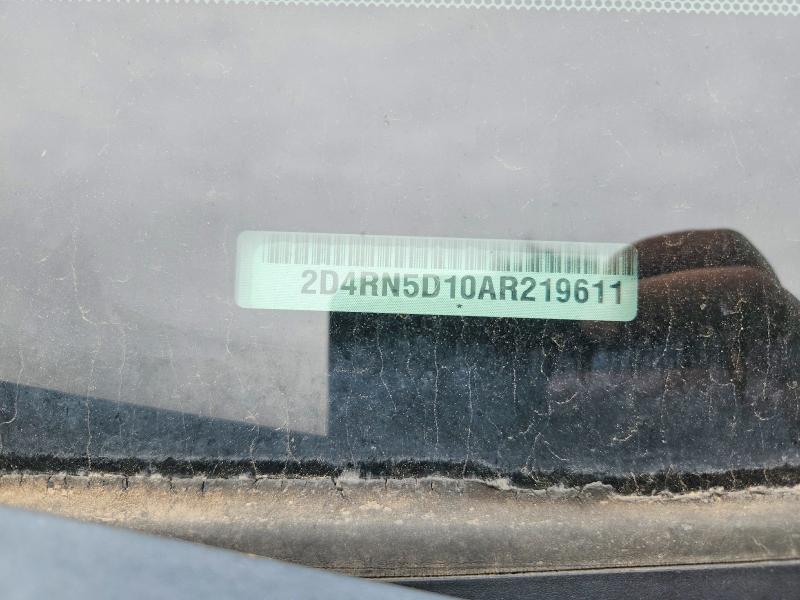 Продажа на аукционе авто 2010 Dodge Grand Caravan, vin: 2D4RN5D10AR219611, номер лота: 58013356