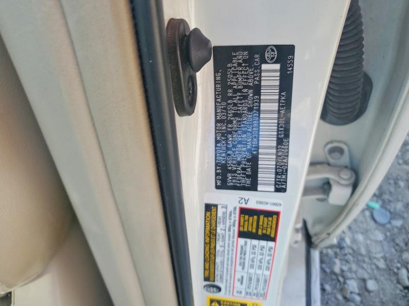 Продаж на аукціоні авто 2011 Toyota Avalon, vin: 4T1BK3DB9BU371939, номер лоту: 56614826