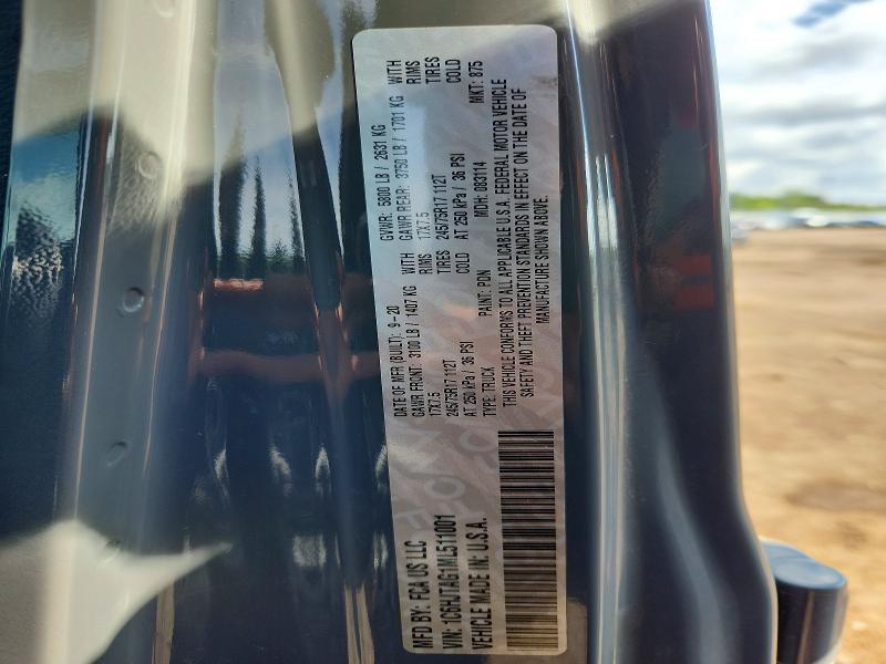 Продажа на аукционе авто 2021 Jeep Gladiator, vin: 1C6HJTAG1ML511001, номер лота: 58903436