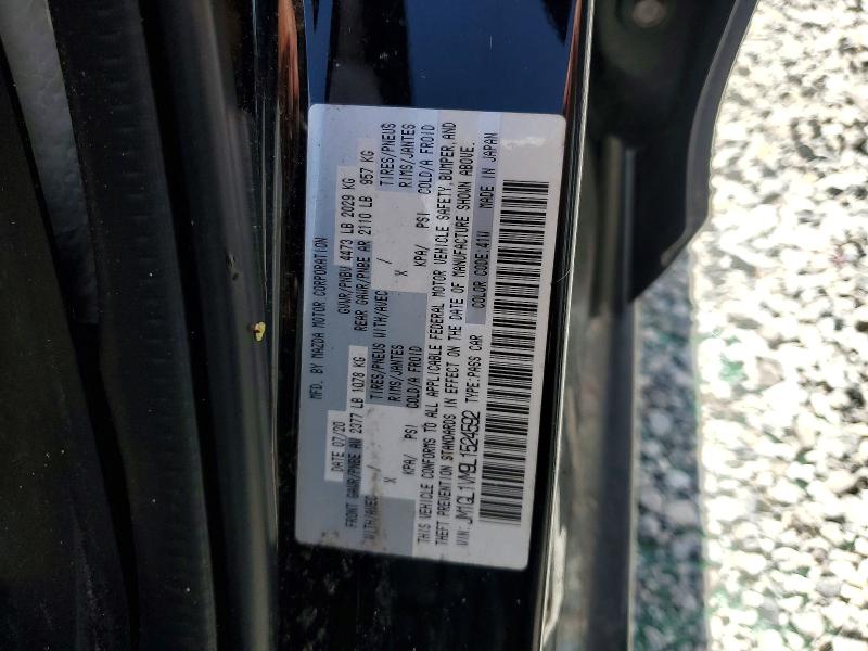 Aukcja sprzedaży 2020 Mazda 6, vin: JM1GL1VM9L1524592, numer aukcji: 85605465