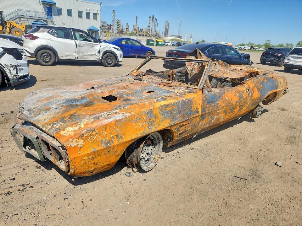 55816196 :رقم المزاد ، 223679U113716 vin ، 1969 Pontiac Firebird H.o. مزاد بيع