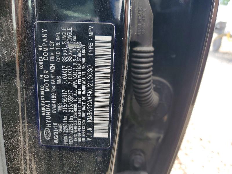 Aukcja sprzedaży 2019 Hyundai Kona, vin: KM8K2CAA5KU213030, numer aukcji: 57526876