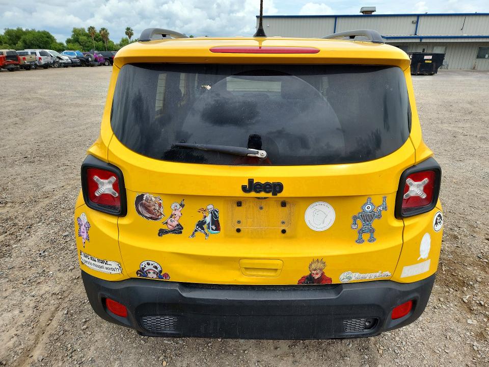Продажа на аукционе авто 2018 Jeep Renegade, vin: ZACCJABB9JPH61006, номер лота: 56424296