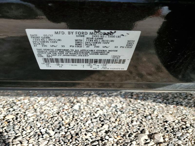 Продажа на аукционе авто 2017 Lincoln Mkx, vin: 2LMPJ7JR8HBL39357, номер лота: 55574476