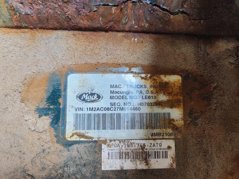 Продаж на аукціоні авто 2007 Mack Leu613, vin: 1M2AC08C27M014460, номер лоту: 55985376