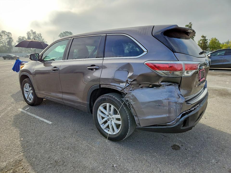 2015 Toyota Highlander მანქანა იყიდება აუქციონზე, vin: 5TDZKRFH8FS114241, აუქციონის ნომერი: 55451896