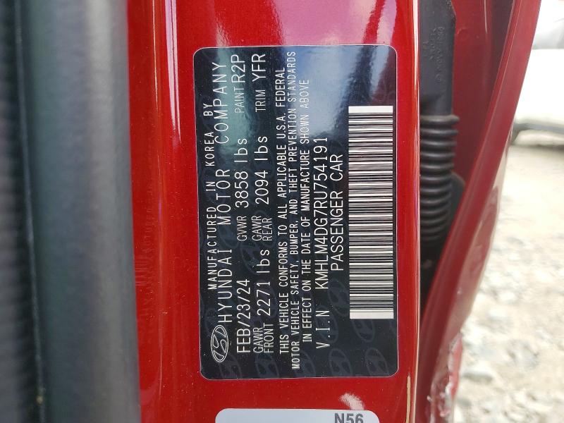 Продаж на аукціоні авто 2024 Hyundai Elantra, vin: KMHLM4DG7RU754191, номер лоту: 56653596